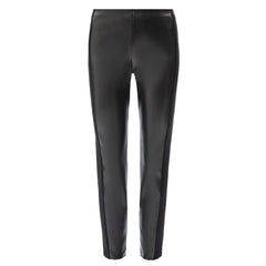 Patrizia Pepe Black Polyethylene Legging