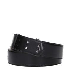 Alaïa Black Leather Regular Belt