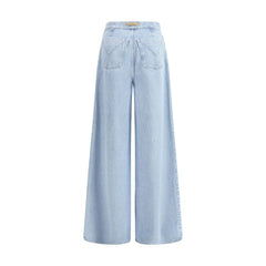 Max Mara Light Blue Cotton Jeans Denim