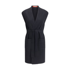 Max Mara Black Viscose Coat