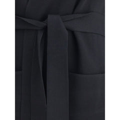 Max Mara Black Viscose Coat
