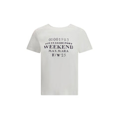 Max Mara White Cotton T-Shirt