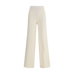 Max Mara Cream Viscose Casual Pants