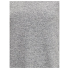 Max Mara Gray Wool Turtleneck