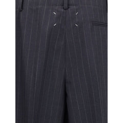 Margiela Gray Wool Casual Pants
