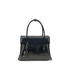 Miu Miu Black Calf Leather Bos Taurus Handbag