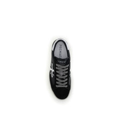 Premiata Black Rubber Low Top Sneakers