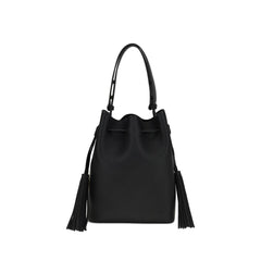 Valentino Garavani Black Leather Shoulder Bag