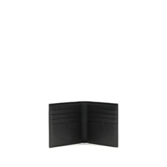 Burberry Black Calf Leather Bos Taurus Wallet