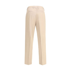 ZEGNA Beige Cotton Dress Pants