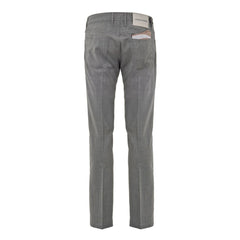Jacob Cohen Gray Wool Casual Pants
