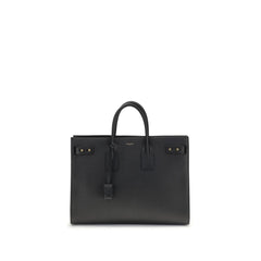 Saint Laurent Black Calf Leather Bos Taurus Handbag