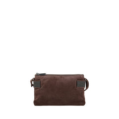 Brunello Cucinelli Brown Calf Leather Bos Taurus Shoulder Bag
