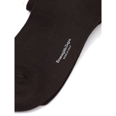 ZEGNA Brown Wool Socks
