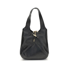 Chloé Black Buffalo Leather Shoulder Bag