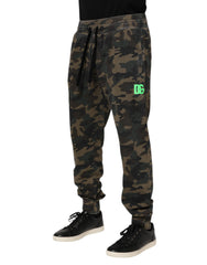 Dolce & Gabbana Multicolor Camouflage Cotton Men Jogger Pants