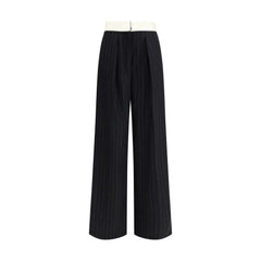 Forte_Forte Black Wool Dress Pants