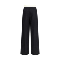 Forte_Forte Black Wool Dress Pants