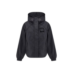 Ganni Black Nylon Shell Jacket