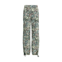 Ganni Multicolor Cotton Casual Pants