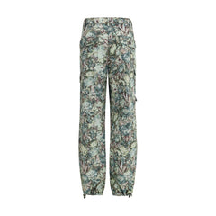 Ganni Multicolor Cotton Casual Pants