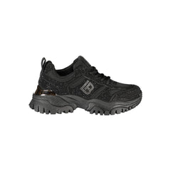 Laura Biagiotti Black Polyester Women Sneaker