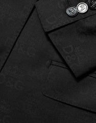 Dolce & Gabbana Black MARTINI 2 Buttons Suit Jacket Blazer