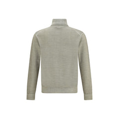 Cruciani Green Wool Turtleneck