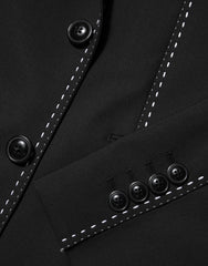 Dolce & Gabbana Black SICILIA 2 Buttons Suit Jacket Blazer
