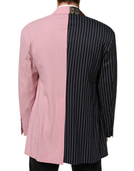 Dolce & Gabbana Multicolor Patchwork Single Breasted Jacket Blazer