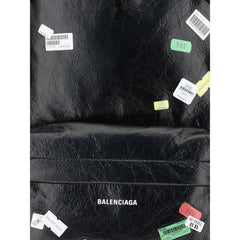 Balenciaga Black Lamb Ovis Aries Aries Backpack