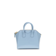 Givenchy Light Blue Calf Leather Bos Taurus Handbag