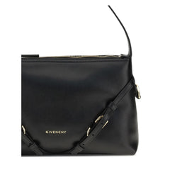 Givenchy Black Calf Leather Bos Taurus Shoulder Bag