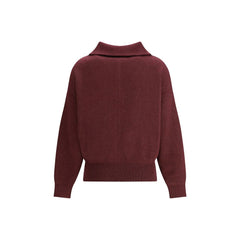Marant Etoile Bordeaux Cotton Cardigan