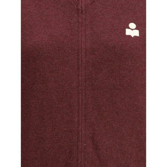 Marant Etoile Bordeaux Cotton Cardigan
