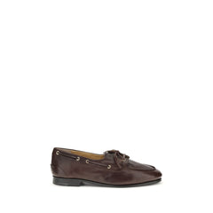 Bally Brown Calf Leather Bos Taurus Slip-On Loafers