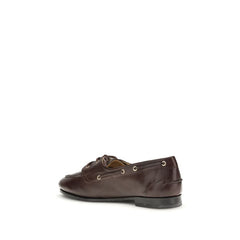 Bally Brown Calf Leather Bos Taurus Slip-On Loafers