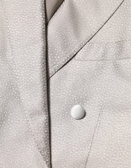 Dolce & Gabbana Beige MARTINI Double-Breasted Suit Blazer