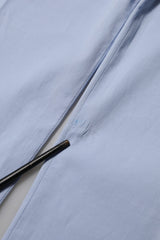 Dolce & Gabbana Light Blue Cotton Stretch Tapered Men Trouser Pants