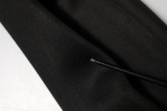 Dolce & Gabbana Black Necklace Crystal DG Logo Sweatshirt Sweater