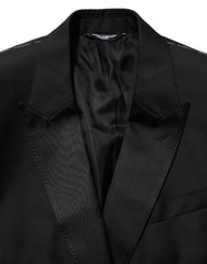 Dolce & Gabbana Black MARTINI Double-Breasted Suit Blazer