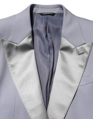 Dolce & Gabbana Gray Wool SICILIA 2 Buttons Men Suit Blazer