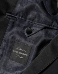 Dolce & Gabbana Black GOLD 1 Button Suit Jacket Men Blazer