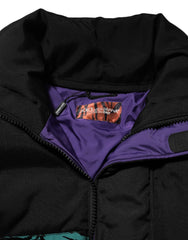 Dolce & Gabbana Black Nylon Puffer Men Full Zip Jacket