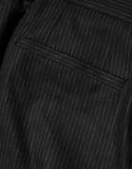 Dolce & Gabbana Black Cotton Mid Waist Dress Trouser Pants