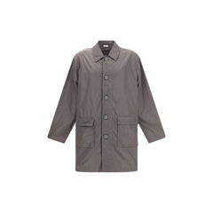 Thom Browne Brown Polyester Trench Coat