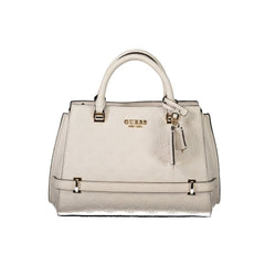 Guess Jeans White Polyethylene Handbag