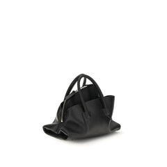 The Attico Black Calf Leather Bos Taurus Handbag