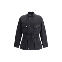 Barbour International Black Cotton Coat