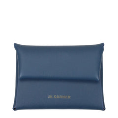 Jil Sander Blue Leather Wallet